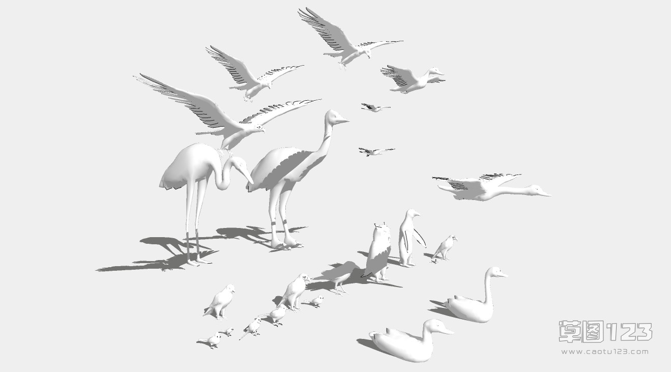 鸟类动物su模型015_鹤.jpg(1)