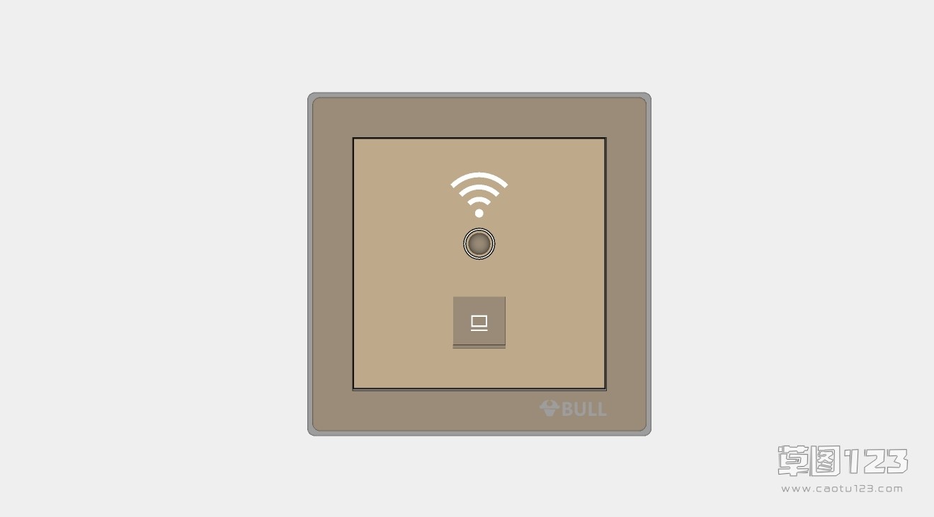 无线wifi网线面板su模型1.jpg(1)