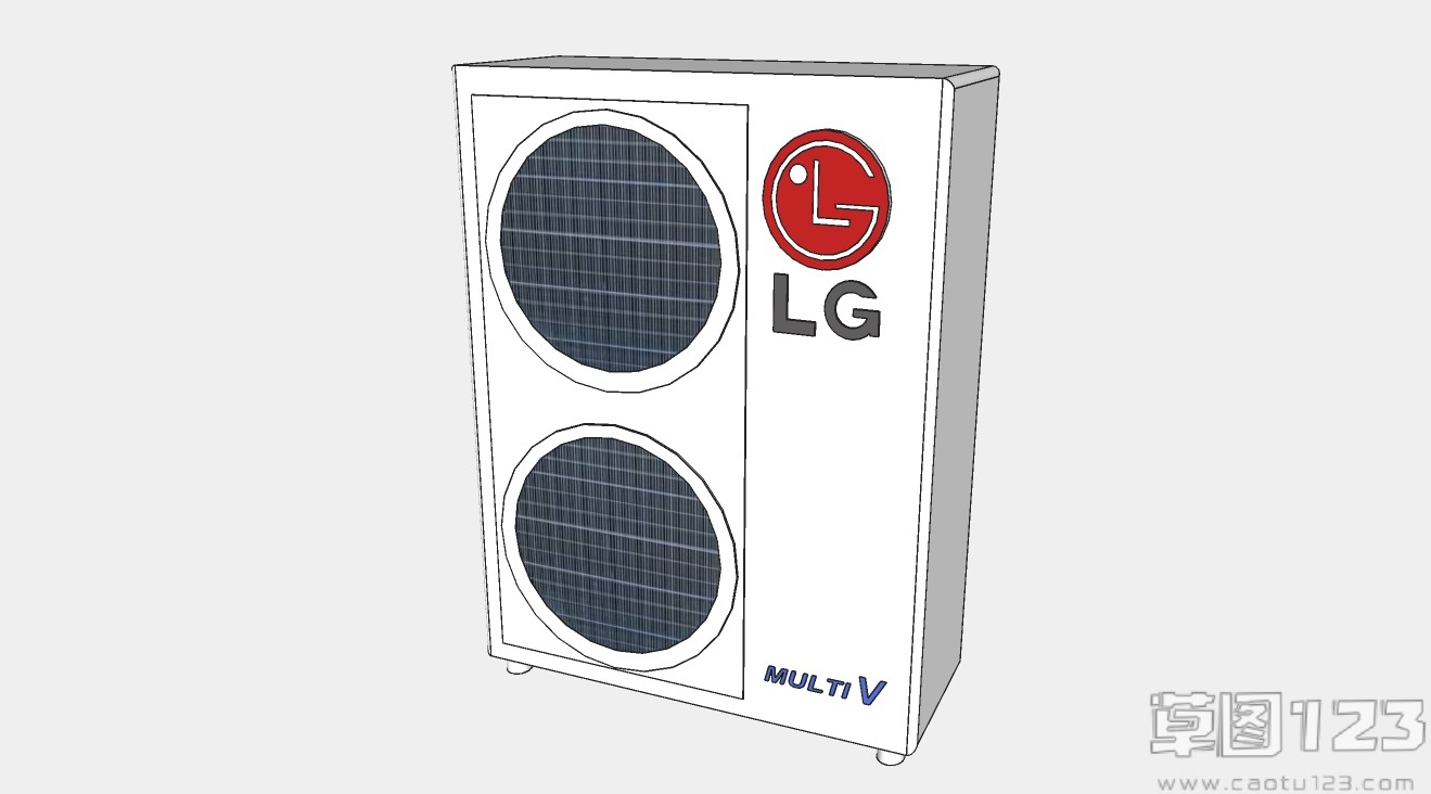 LG双风扇空调外机单体su模型1.jpg(1)