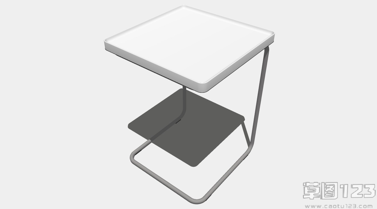 方形几小书桌su模型1.jpg(1)