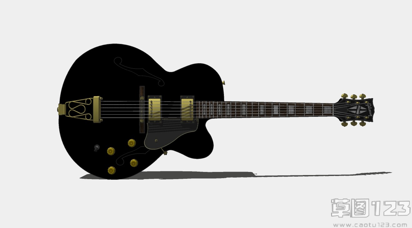 Gibson LesPaul standard电吉他su模型1.jpg(1)