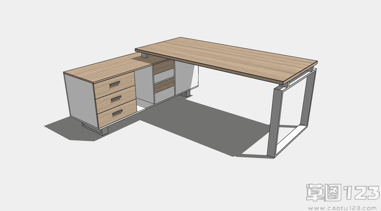 家居办公桌su模型1.jpg(1)