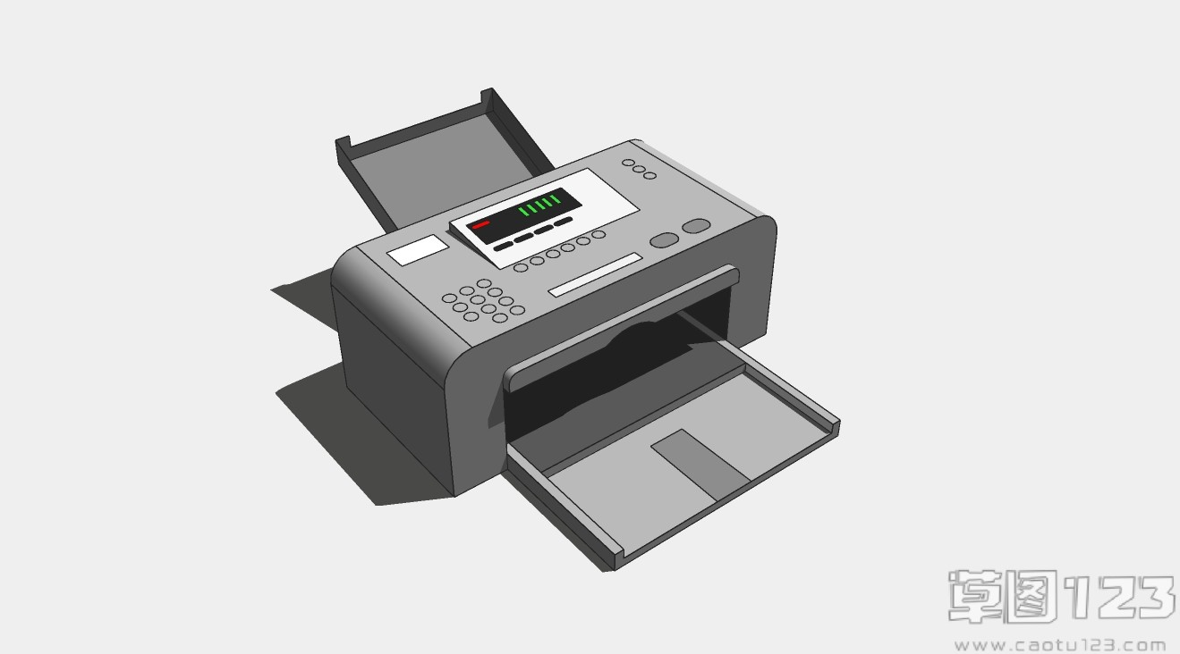 桌面打印机su模型1.jpg(1)