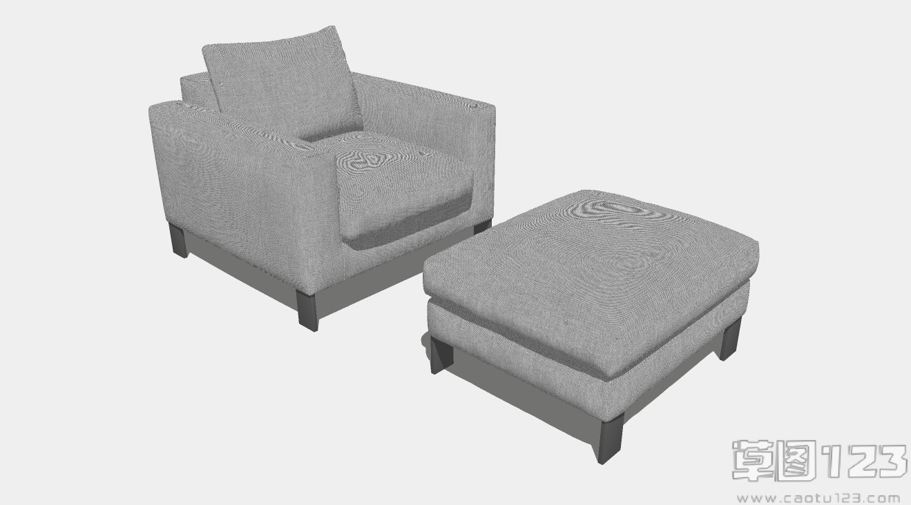 单人懒人沙发带脚蹬su模型1.jpg(1)