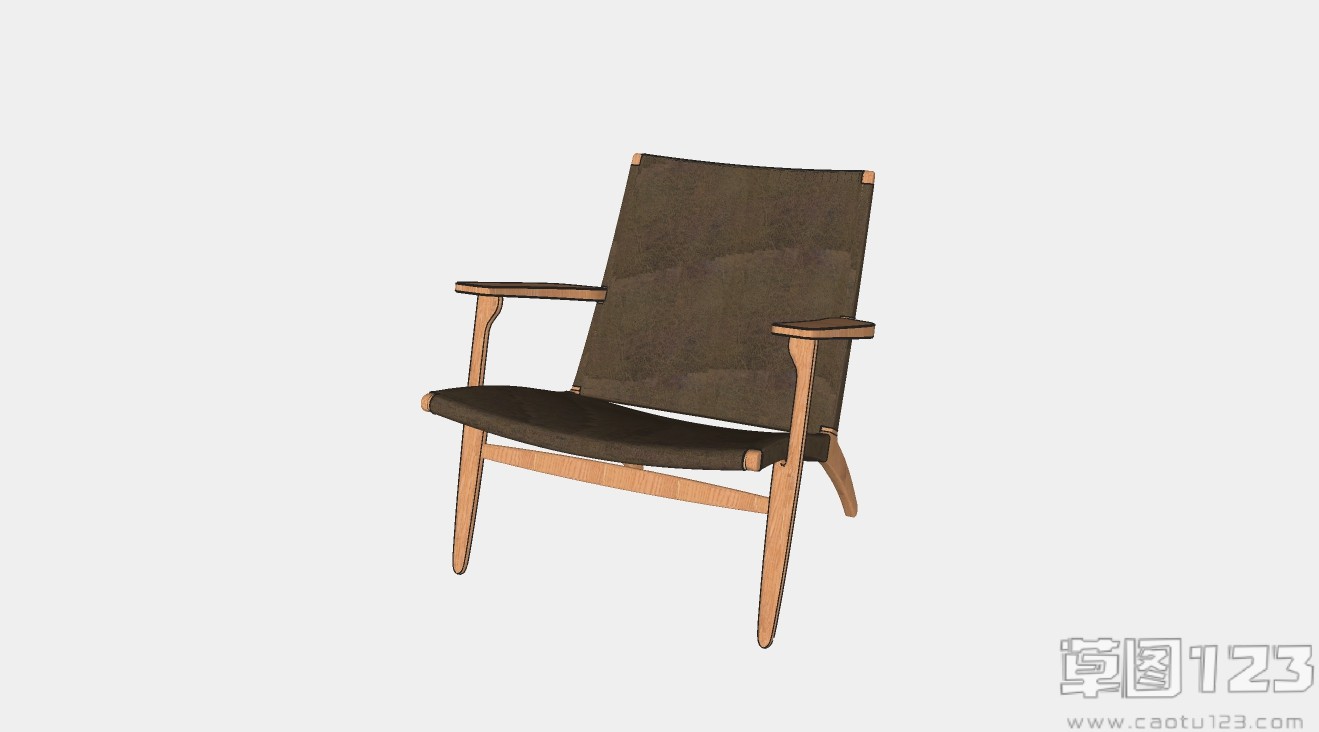 单人户外折叠椅su模型1.jpg(1)