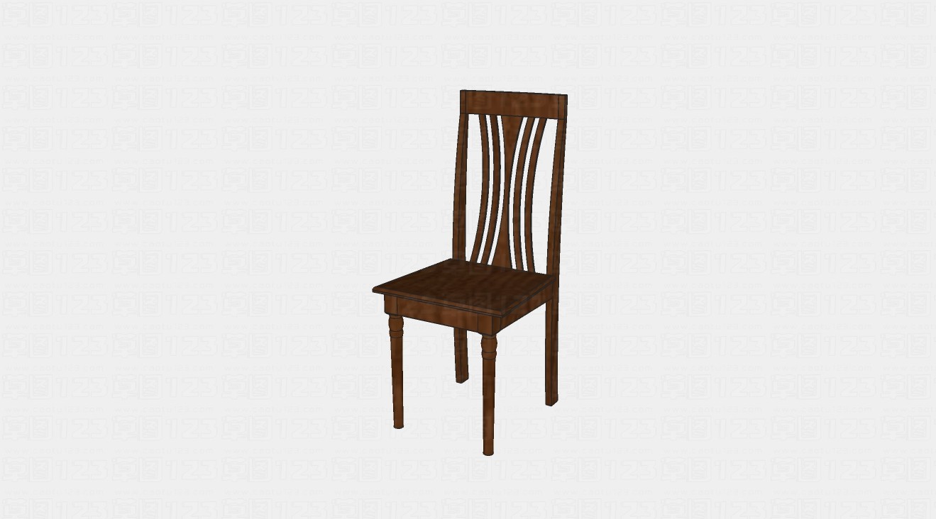 美式单人椅su模型1.jpg(1)