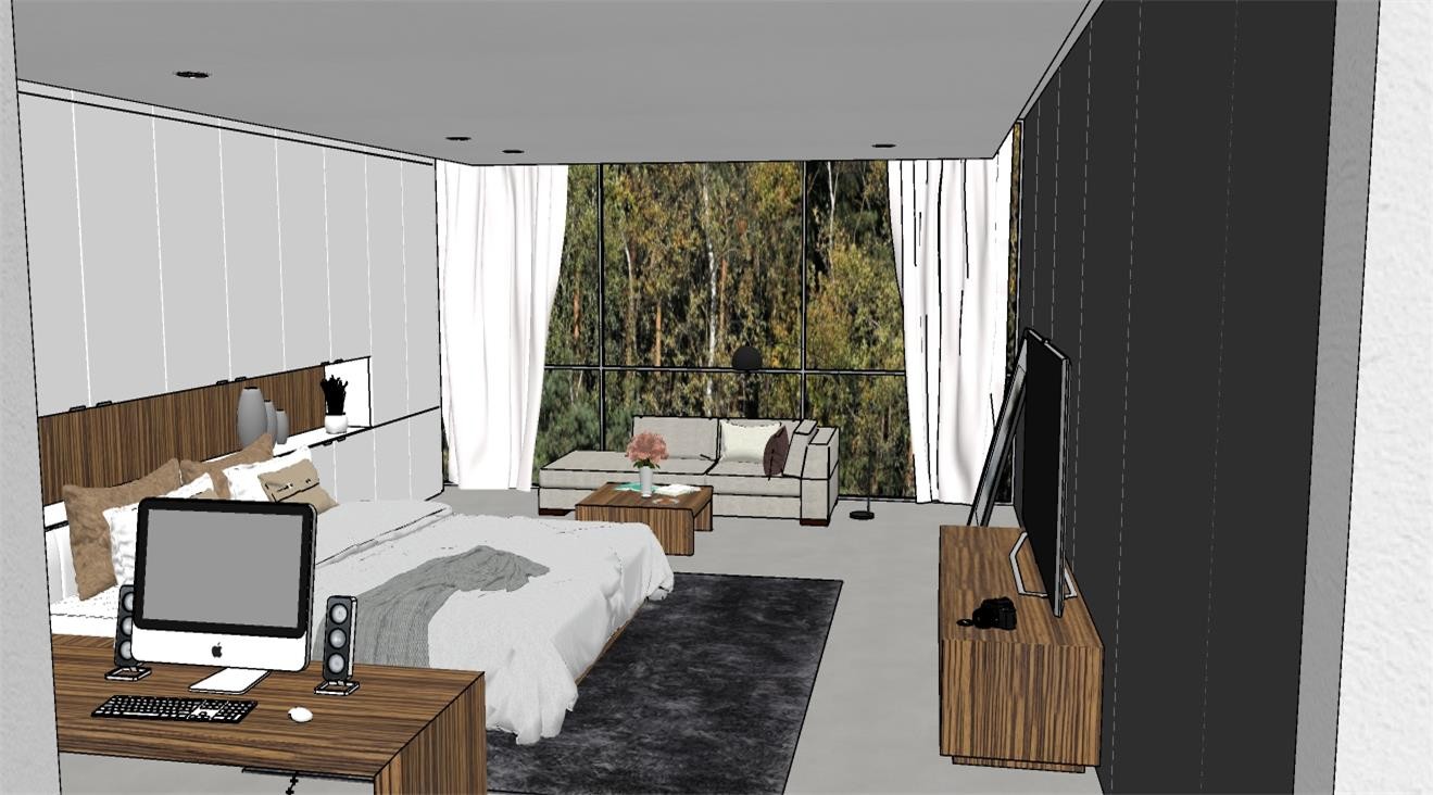 卧室家居整体方案设计su模型4.jpg(4)