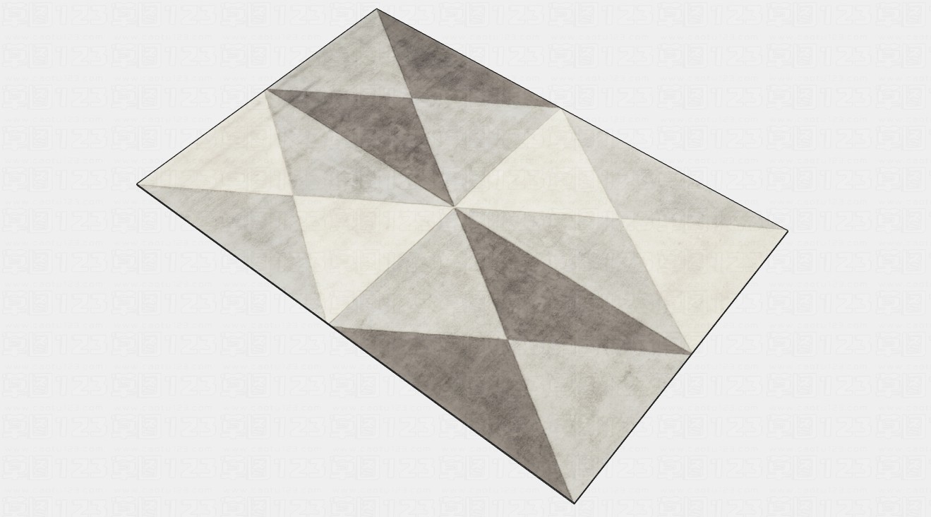 黑灰拼色地毯su模型1.jpg(1)