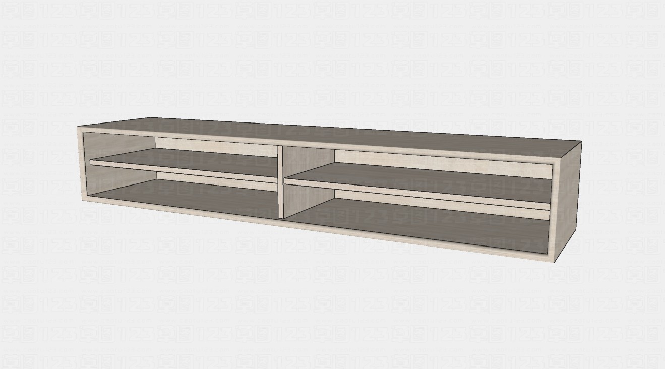 电视柜板式家具su模型1.jpg(1)