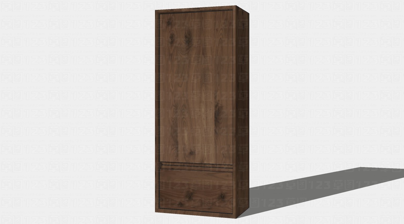 木制板式衣柜su模型1.jpg(1)
