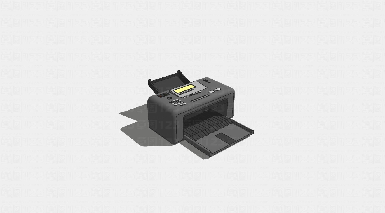 台式打印机su模型1.jpg(1)