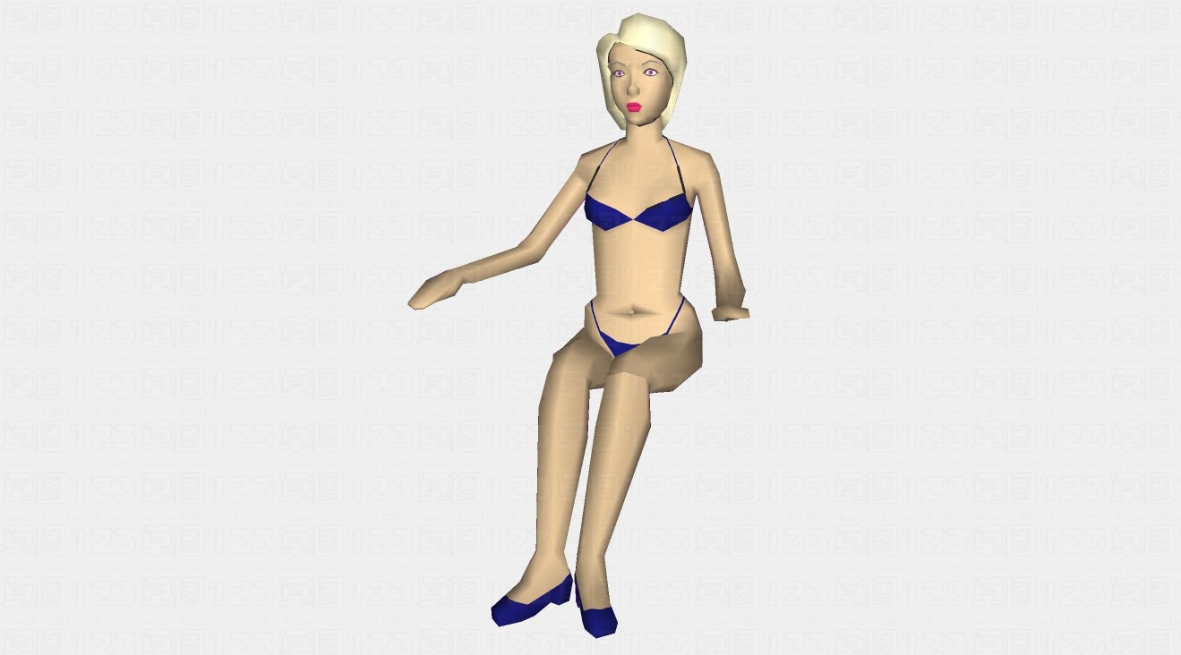 穿比基尼的女人su模型1.jpg(1)