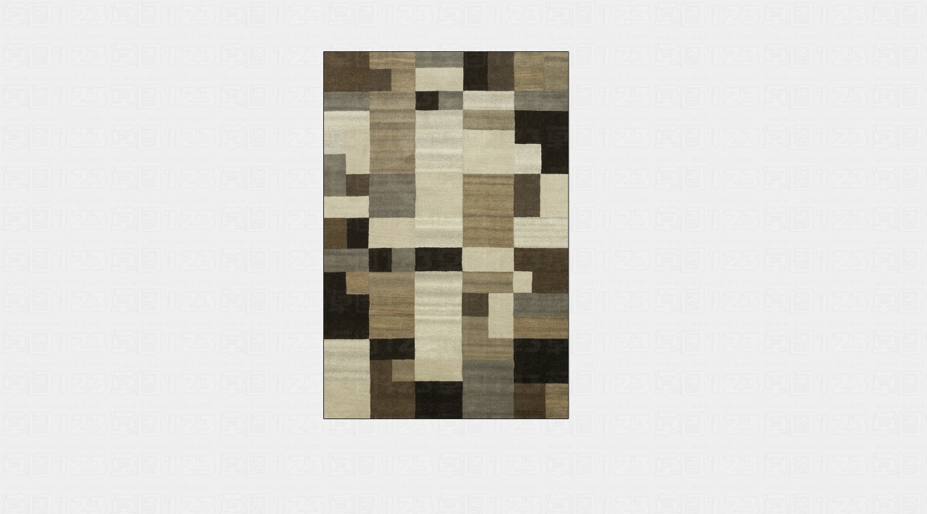现代色块地毯su模型1.jpg(1)