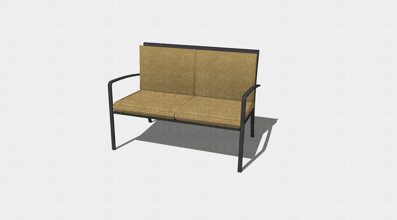 双人沙发椅su模型1.jpg(1)