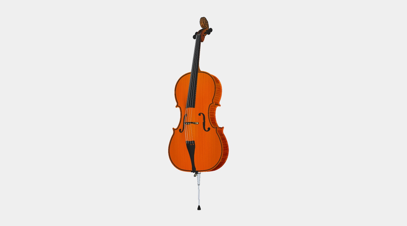 大提琴su模型