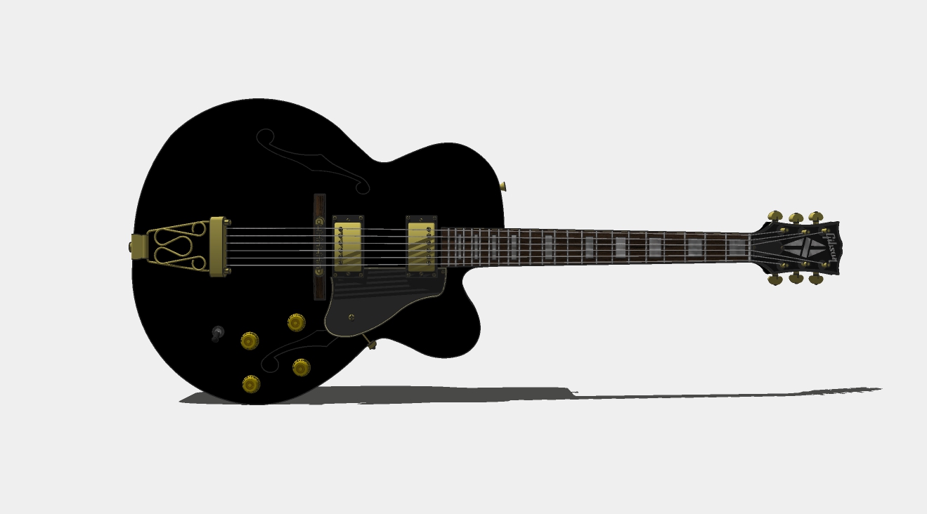 Gibson LesPaul standard电吉他su模型