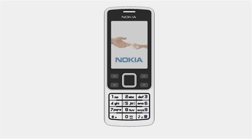 诺基亚6300手机su模型