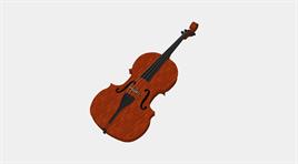 小提琴乐器su模型